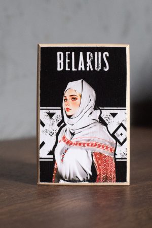 Магніт "BELARUS. Дзяўчына ў хустцы"