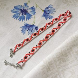 Чокер бісерны
