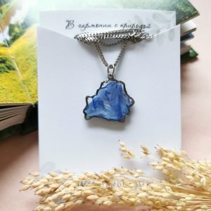 Кулон з сапраўднымі кветкамі "Беларусь"
