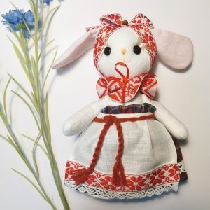 Сувенір "Зайка ў строі"