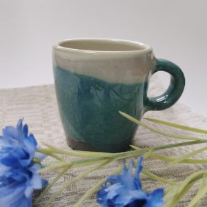 Кубак фігурны для кавы керамічны паліваны