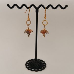 Завушніцы "Кветачкі" шкляныя