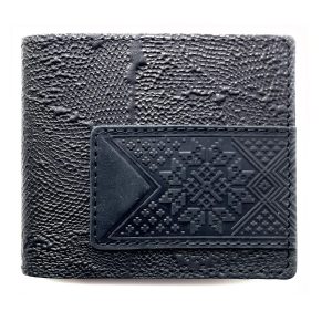 Гаманец з еўраманетніцай скураны