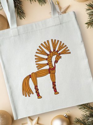 Торба баваўняная "Саламяны конь"