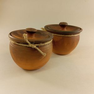 Гаршчочак з крышкай керамічны "Сальнічка"