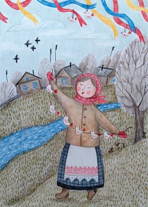 Паштоўка "Агу, Вясна!"