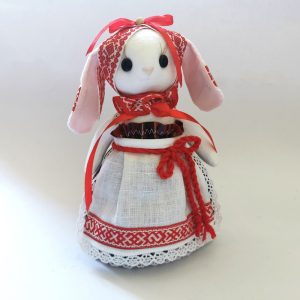 Сувенір "Зайка ў строі"