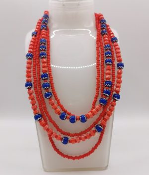 Каралі на завязках (бісер, шкло)